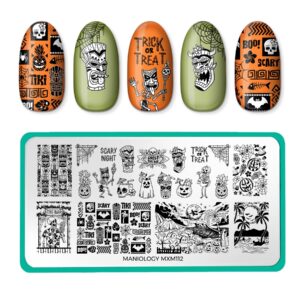 Creepy Tiki: Terror Tiki (MXM112) - Placa Stamping de uñas | Maniology