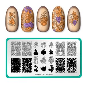 Placa Stamping Cosecha Dorada: Harvest Flourish (MXM161) | Maniology