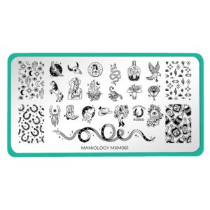Salvaje Oeste: Código Vaquera (MXM061) - Placa Stamping de uñas | Maniology