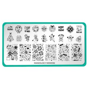 Manicura y Terror: ¡Buuu al Mundo! (MXM092) - Placa Stamping de uñas | Maniology