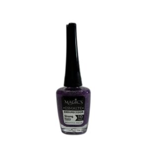 Esmalte Tradicional 128 Morado Escarchado Holográfico Magics | Brillo Multicolor para Uñas en Colombia